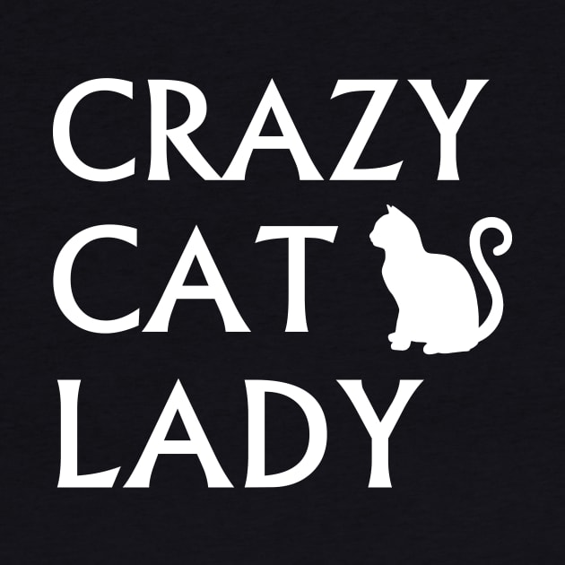 Crazy Cat Lady Tshirt - Cat lovers Shirt by MADesigns